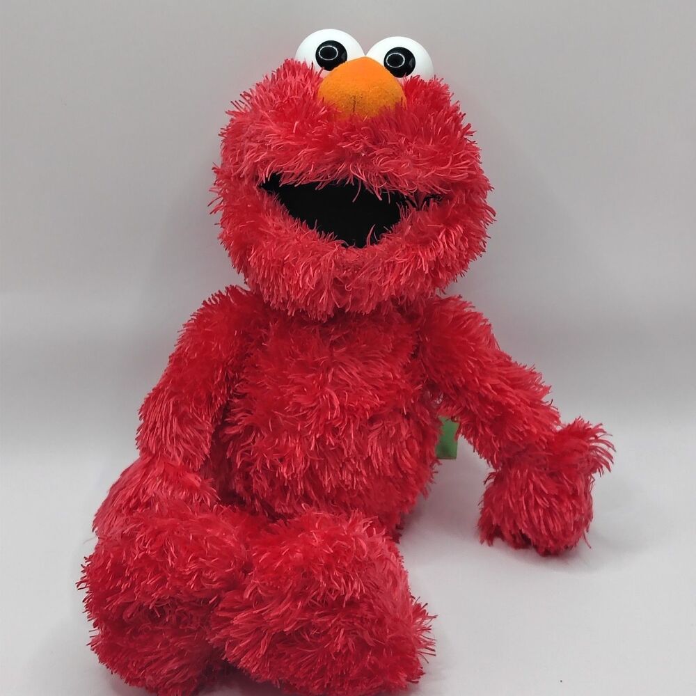 Sesame Street Elmo Plush Toy Red Stuffed Animal Gund Kids Soft Cuddly 12"